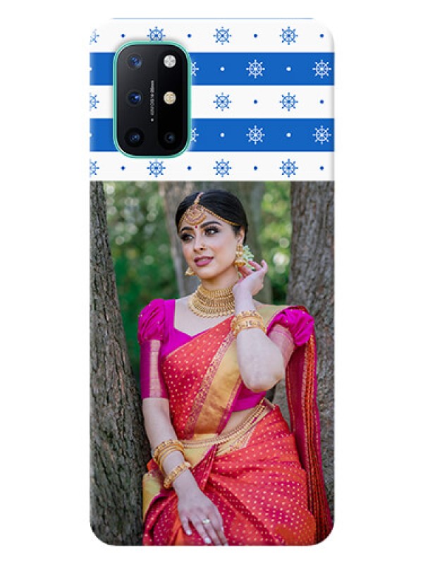 Custom OnePlus 8T custom mobile covers: Snow Pattern Design