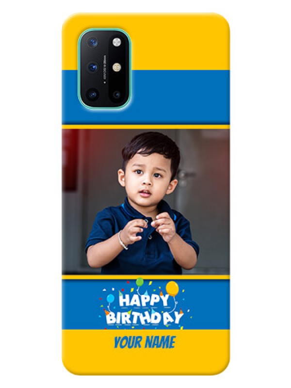 Custom OnePlus 8T Mobile Back Covers Online: Birthday Wishes Design