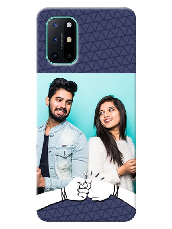 Custom OnePlus 8T Mobile Covers Online with Best Friends Design  