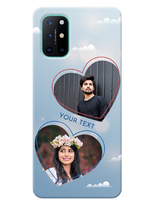 Custom OnePlus 8T Phone Cases: Blue Color Couple Design 
