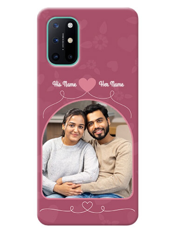 Custom OnePlus 8T mobile phone covers: Love Floral Design