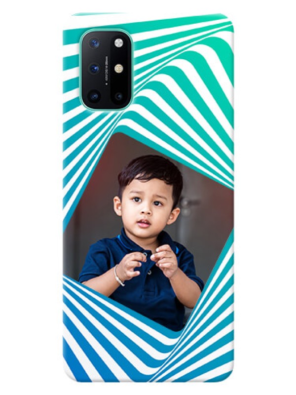 Custom OnePlus 8T Personalised Mobile Covers: Abstract Spiral Design