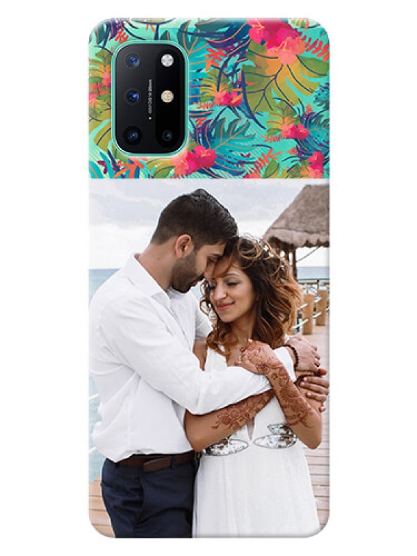 Custom OnePlus 8T Personalized Phone Cases: Watercolor Floral Design