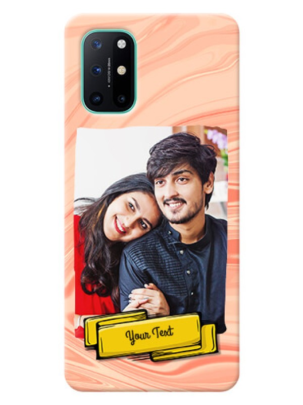 Custom OnePlus 8T Customized Phone Cases: Marble Texture Design