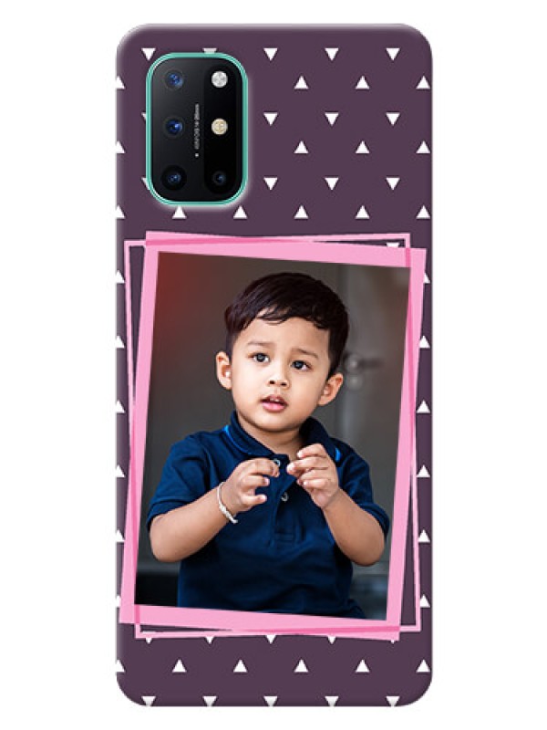 Custom OnePlus 8T Phone Cases: Triangle Pattern Dotted Design