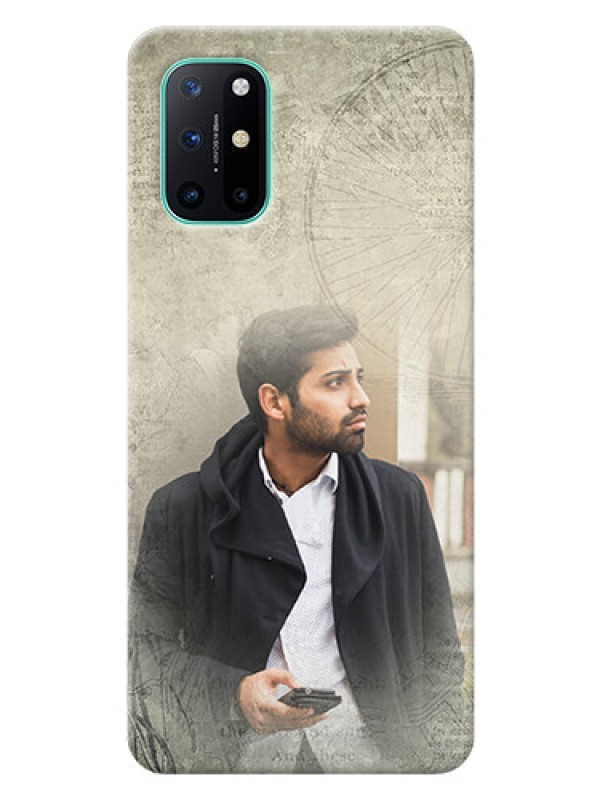 Custom OnePlus 8T custom mobile back covers with vintage design