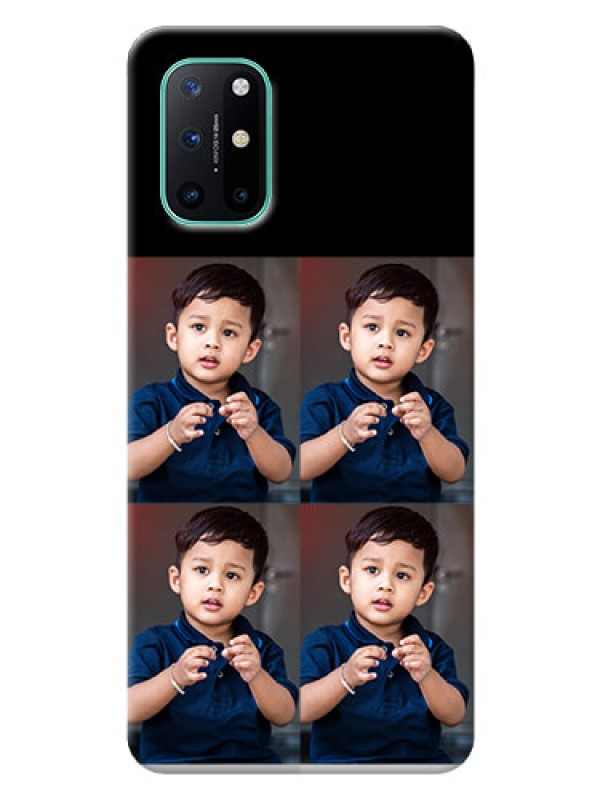Custom OnePlus 8T 4 Image Holder on Mobile Cover