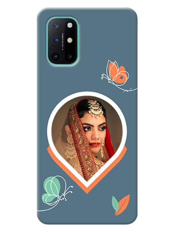 Custom OnePlus 8T Custom Mobile Case with Droplet Butterflies Design