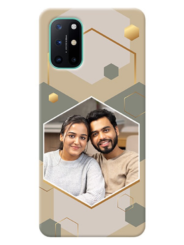 Custom OnePlus 8T Phone Back Covers: Stylish Hexagon Pattern Design