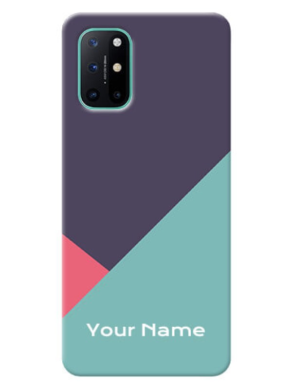 Custom OnePlus 8T Custom Phone Cases: Tri Color abstract Design