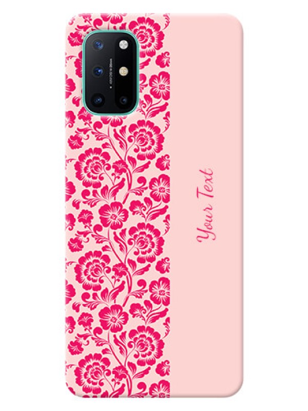 Custom OnePlus 8T Phone Back Covers: Attractive Floral Pattern Design