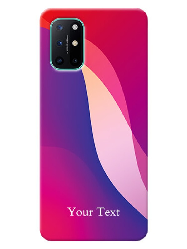 Custom OnePlus 8T Mobile Back Covers: Digital abstract Overlap Design