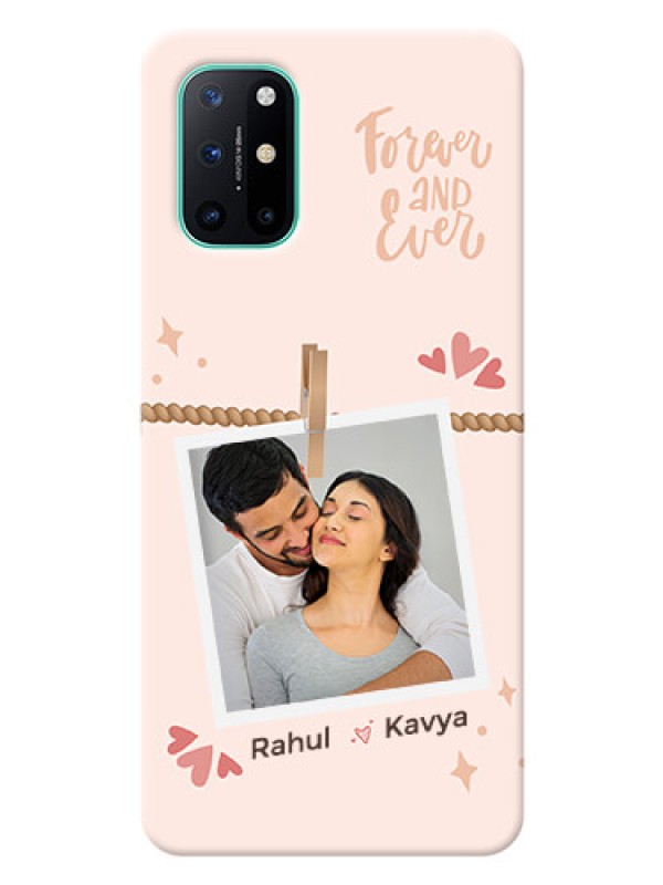 Custom OnePlus 8T Phone Back Covers: Forever and ever love Design