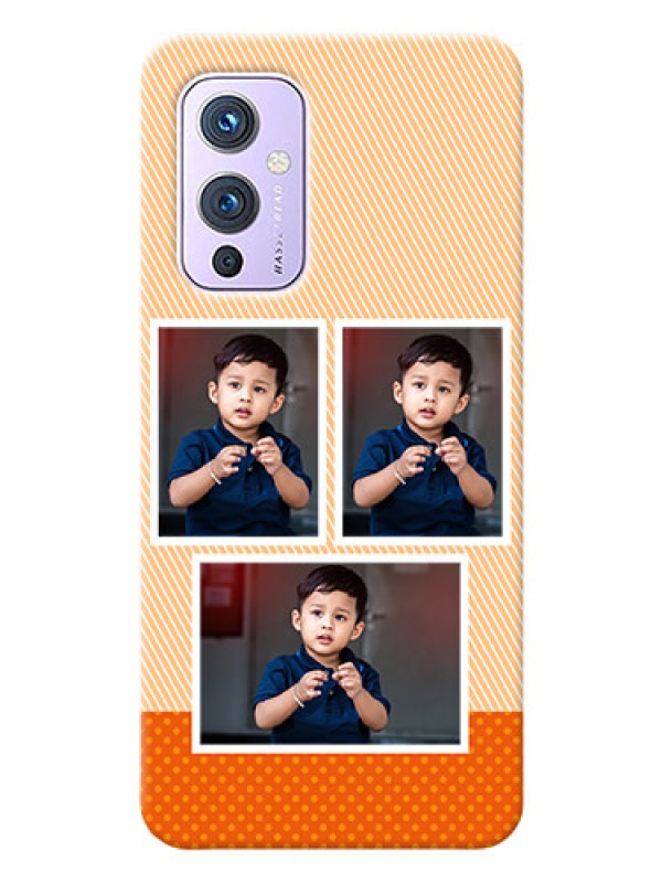 Custom OnePlus 9 5G Mobile Back Covers: Bulk Photos Upload Design