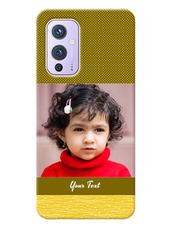 Custom OnePlus 9 5G custom mobile back covers: Simple Green Color Design