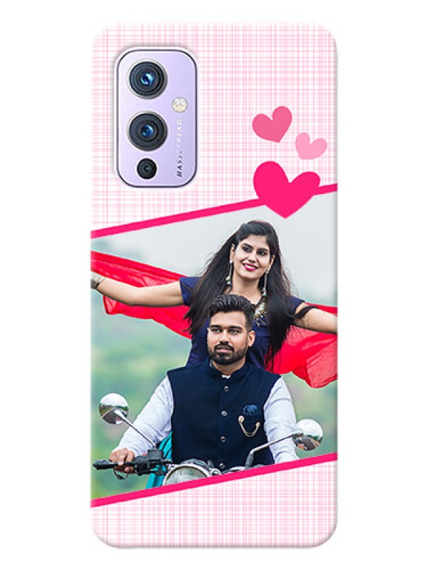 Custom OnePlus 9 5G Personalised Phone Cases: Love Shape Heart Design