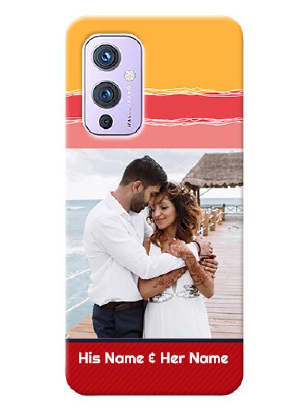 Custom OnePlus 9 5G custom mobile phone covers: Colorful Case Design