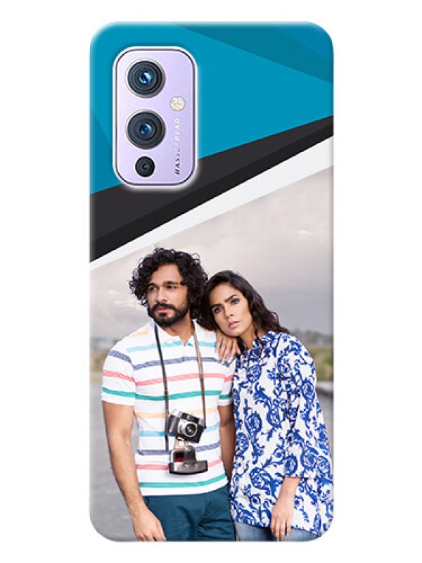 Custom OnePlus 9 5G Back Covers: Simple Pattern Photo Upload Design