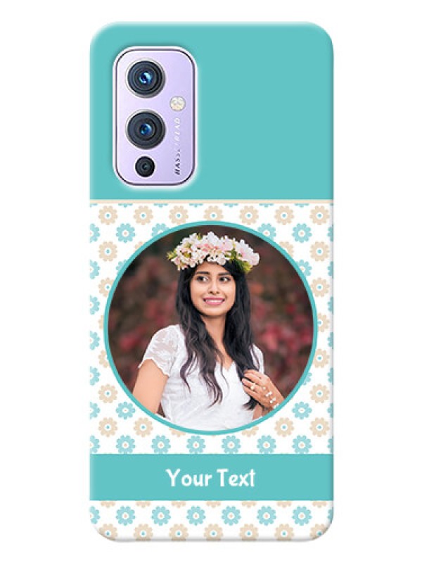 Custom OnePlus 9 5G Custom Mobile Back Covers: Beautiful Flowers Design