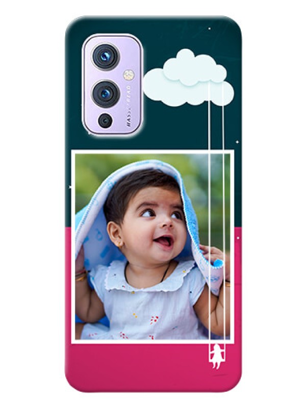 Custom OnePlus 9 5G custom phone covers: Cute Girl with Cloud Design