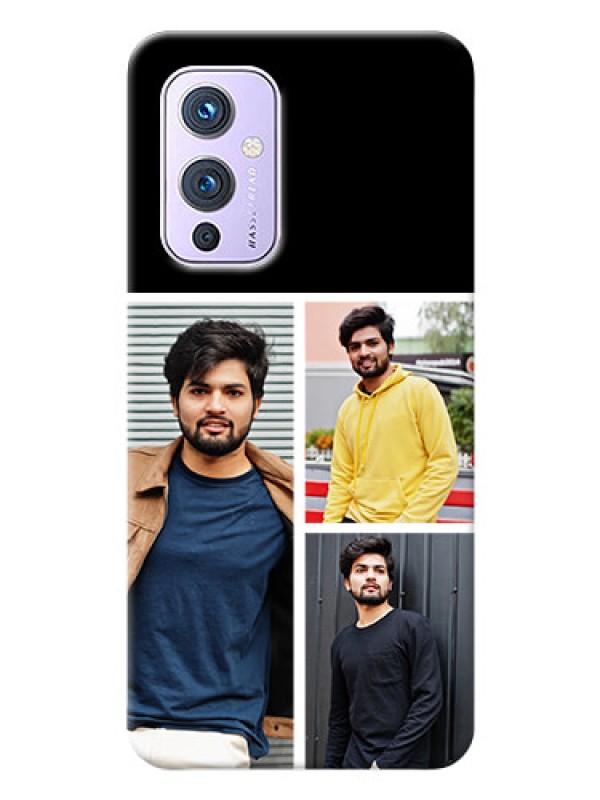 Custom OnePlus 9 5G Custom Mobile Cover: Upload Multiple Picture Design