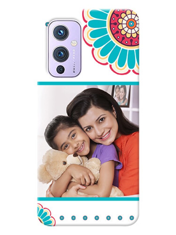 Custom OnePlus 9 5G custom mobile phone cases: Flower Design