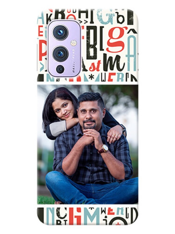 Custom OnePlus 9 5G custom mobile phone covers: Alphabet Design
