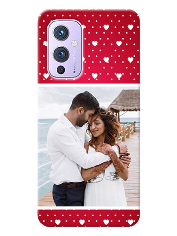 Custom OnePlus 9 5G custom back covers: Hearts Mobile Case Design