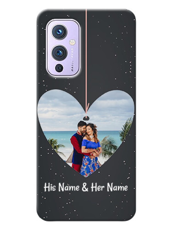 Custom OnePlus 9 5G custom phone cases: Hanging Heart Design