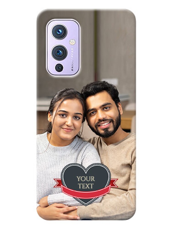 Custom OnePlus 9 5G mobile back covers online: Just Married Couple Design