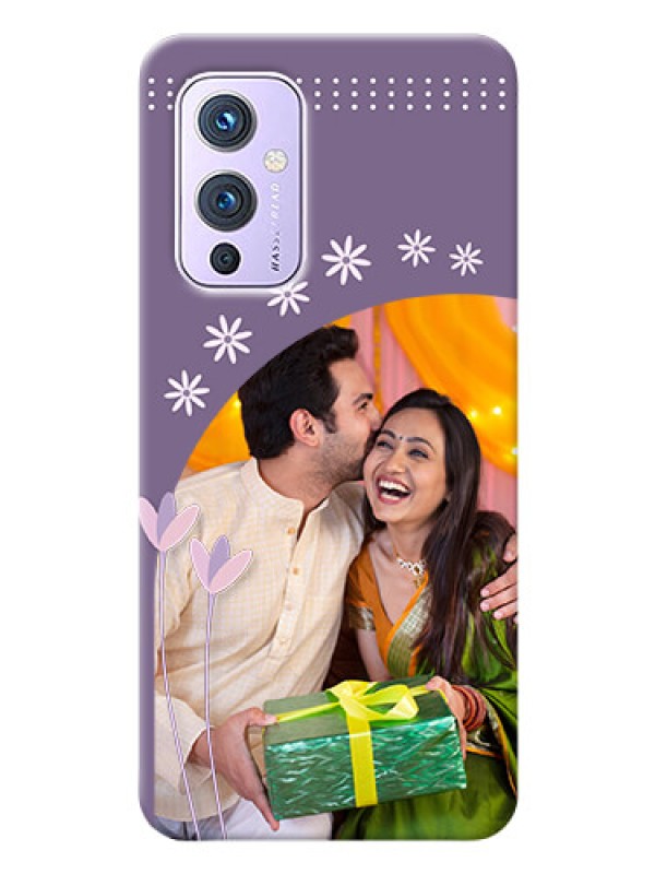 Custom OnePlus 9 5G Phone covers for girls: lavender flowers design 