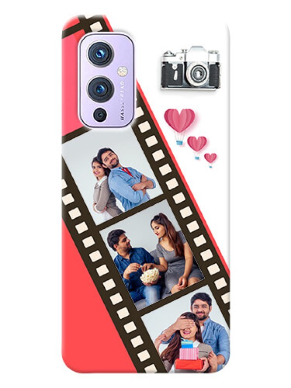 Custom OnePlus 9 5G custom phone covers: 3 Image Holder with Film Reel
