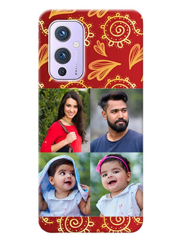 Custom OnePlus 9 5G Mobile Phone Cases: 4 Image Traditional Design