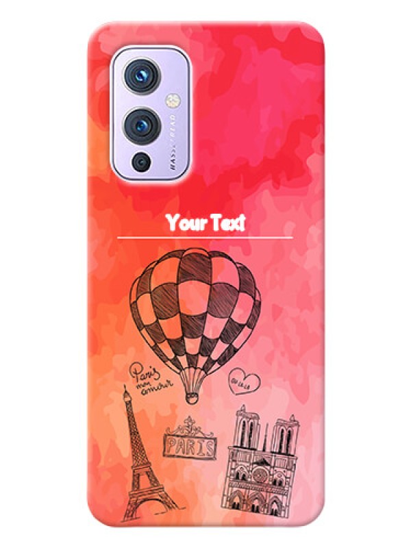 Custom OnePlus 9 5G Personalized Mobile Covers: Paris Theme Design