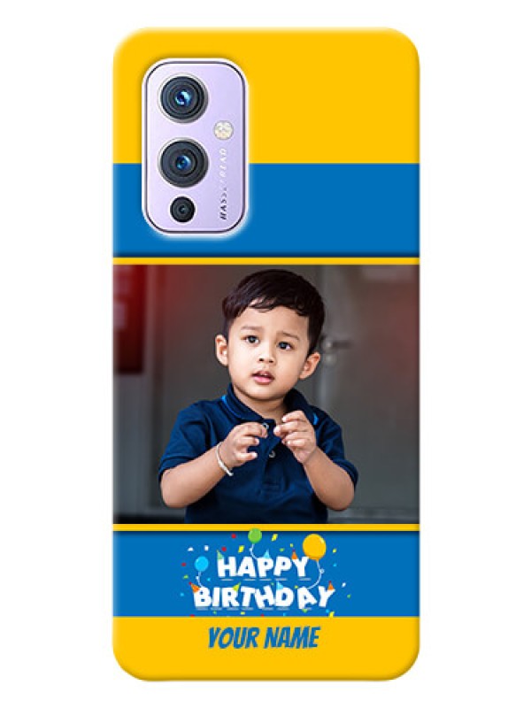 Custom OnePlus 9 5G Mobile Back Covers Online: Birthday Wishes Design