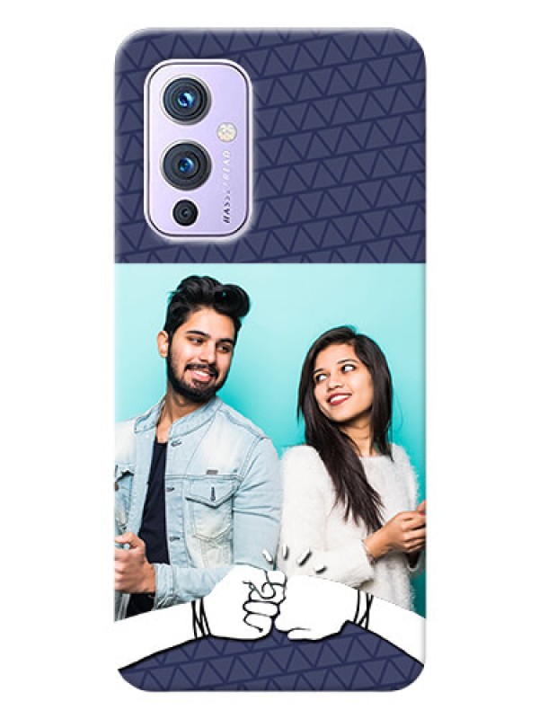 Custom OnePlus 9 5G Mobile Covers Online with Best Friends Design  