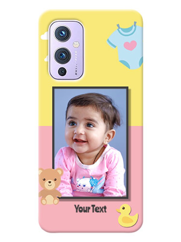 Custom OnePlus 9 5G Back Covers: Kids 2 Color Design
