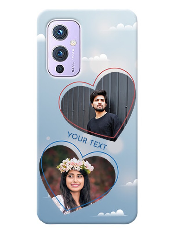 Custom OnePlus 9 5G Phone Cases: Blue Color Couple Design 