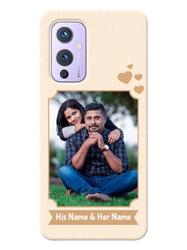 Custom OnePlus 9 5G mobile phone cases with confetti love design 
