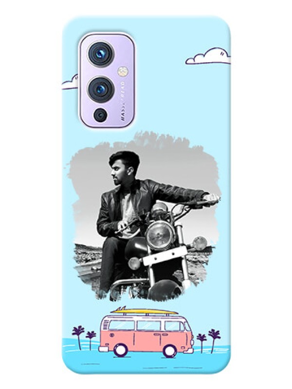 Custom OnePlus 9 5G Mobile Covers Online: Travel & Adventure Design