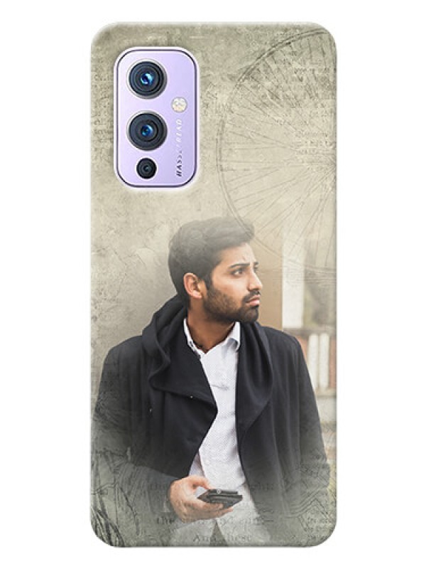Custom OnePlus 9 5G custom mobile back covers with vintage design