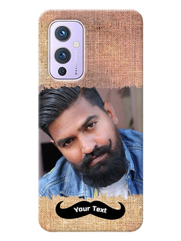 Custom OnePlus 9 5G Mobile Back Covers Online with Texture Design
