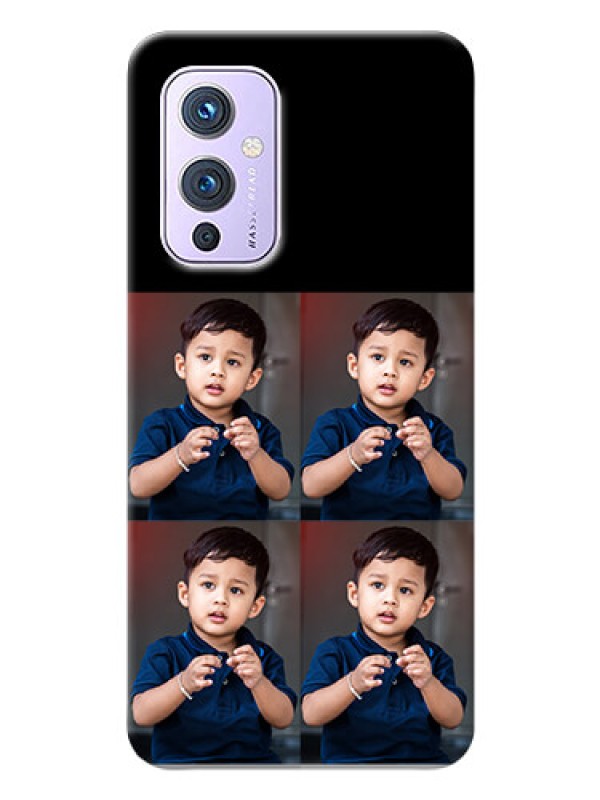 Custom OnePlus 9 5G 4 Image Holder on Mobile Cover