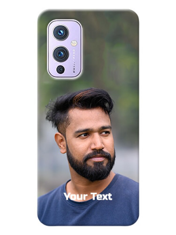 Custom OnePlus 9 5G Mobile Cover: Photo with Text