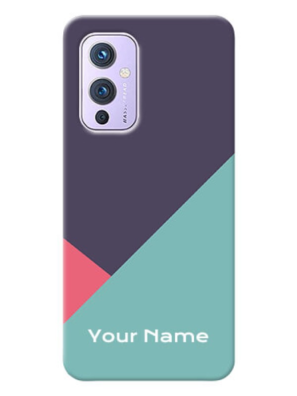 Custom OnePlus 9 5G Custom Phone Cases: Tri Color abstract Design