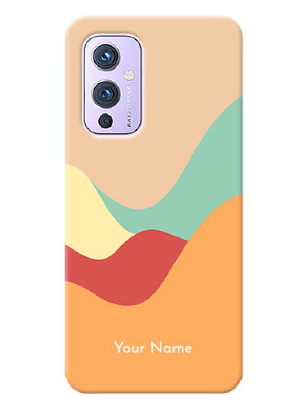 Custom OnePlus 9 5G Custom Mobile Case with Ocean Waves Multi-colour Design