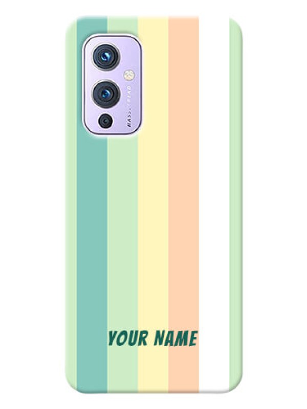Custom OnePlus 9 5G Back Covers: Multi-colour Stripes Design