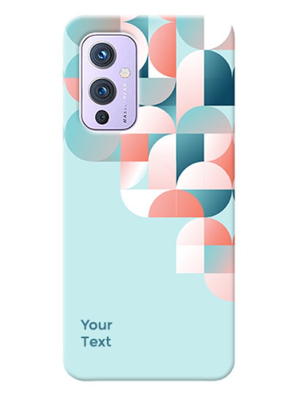 Custom OnePlus 9 5G Back Covers: Stylish Semi-circle Pattern Design