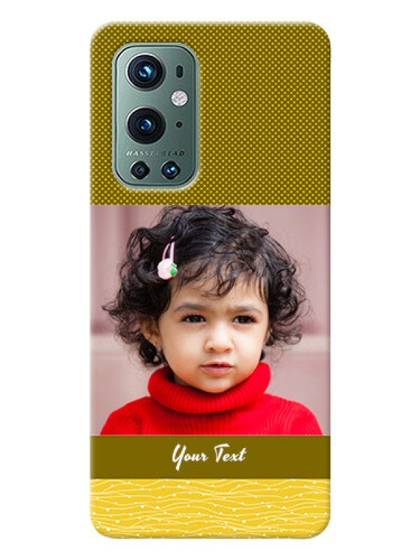 Custom OnePlus 9 Pro 5G custom mobile back covers: Simple Green Color Design