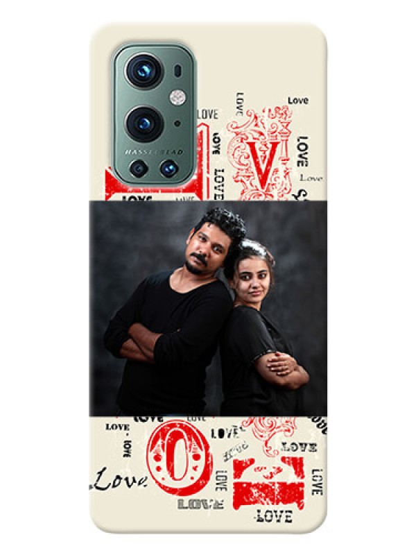 Custom OnePlus 9 Pro 5G mobile cases online: Trendy Love Design Case